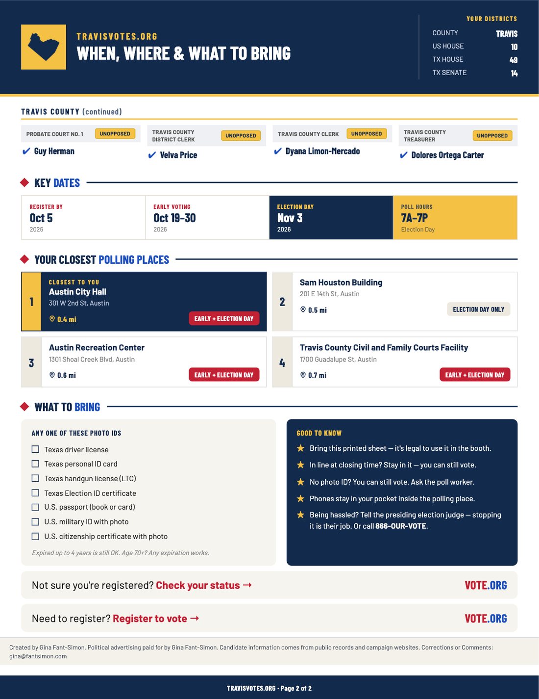 Sample Pocket Poll, page 2